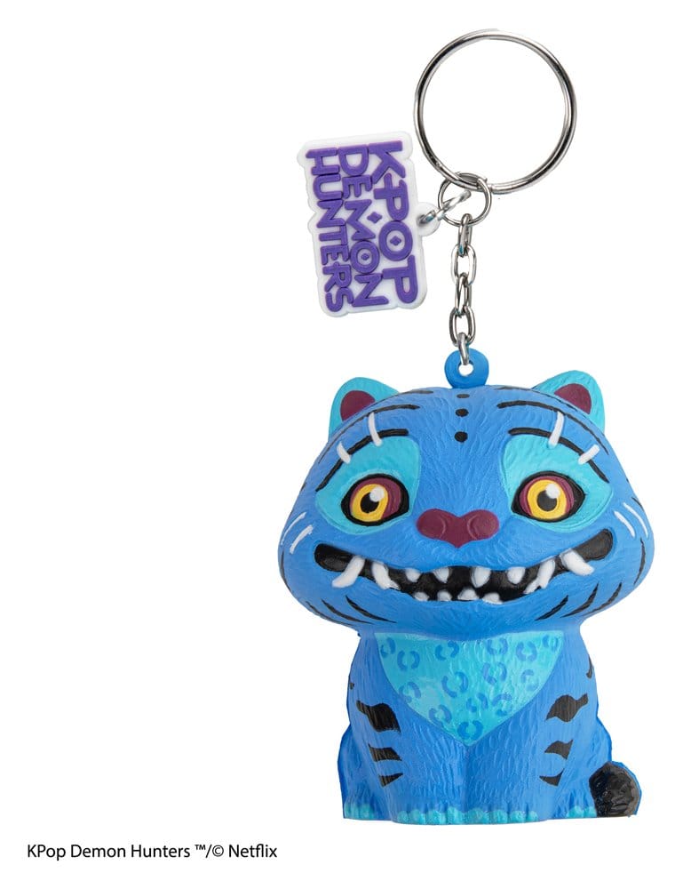 Cinereplicas KPop Demon Hunters Squishy Keychain Derpy Tiger | Makochan