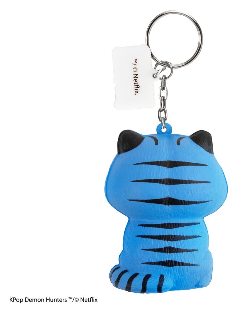 Cinereplicas KPop Demon Hunters Squishy Keychain Derpy Tiger | Makochan