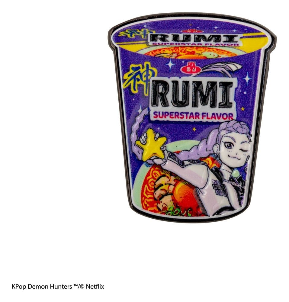 Cinereplicas KPop Demon Hunters Pin Rumi Superstar Flavor Noodles | Makochan