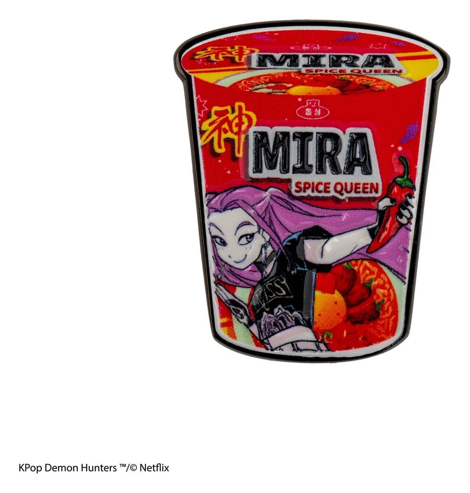Cinereplicas KPop Demon Hunters Pin Mira Spice Queen Noodles | Makochan