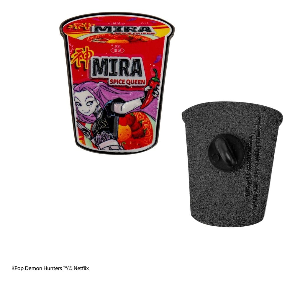 Cinereplicas KPop Demon Hunters Pin Mira Spice Queen Noodles | Makochan