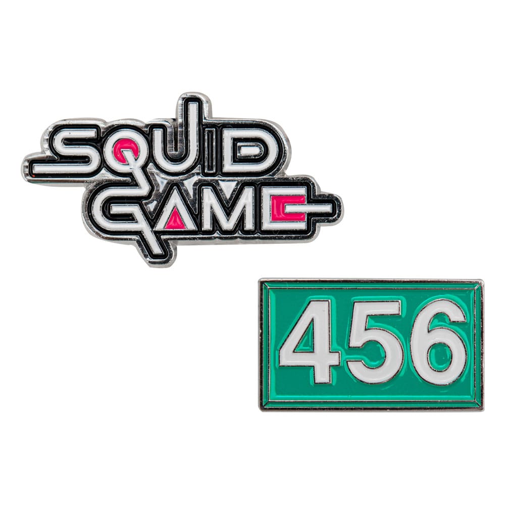 Cinereplicas Squid Game Pins 2-Pack Squid Game & Player 456 | Makochan