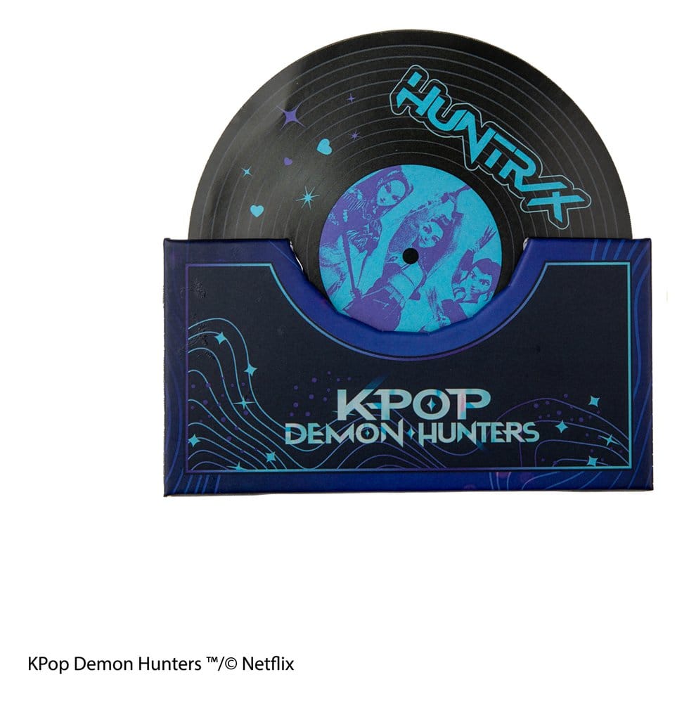 Cinereplicas KPop Demon Hunters Set of 4 Coasters Hunters & Demons Soundtrack | Makochan
