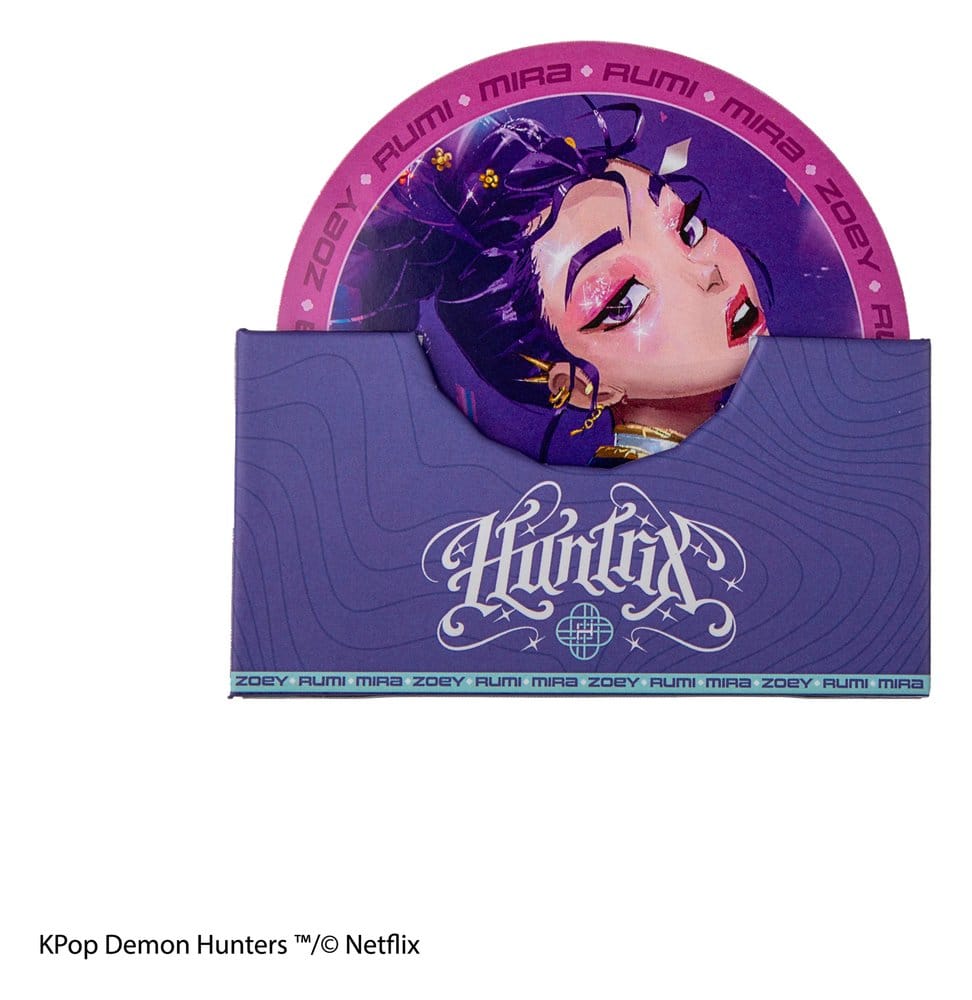 Cinereplicas KPop Demon Hunters Set of 4 Coasters HUNTR/X | Makochan