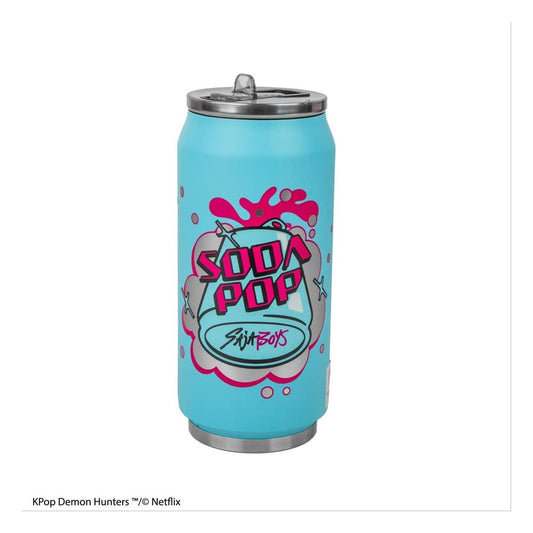 Cinereplicas KPop Demon Hunters Thermal Straw Mug Soda Pop Can | Makochan