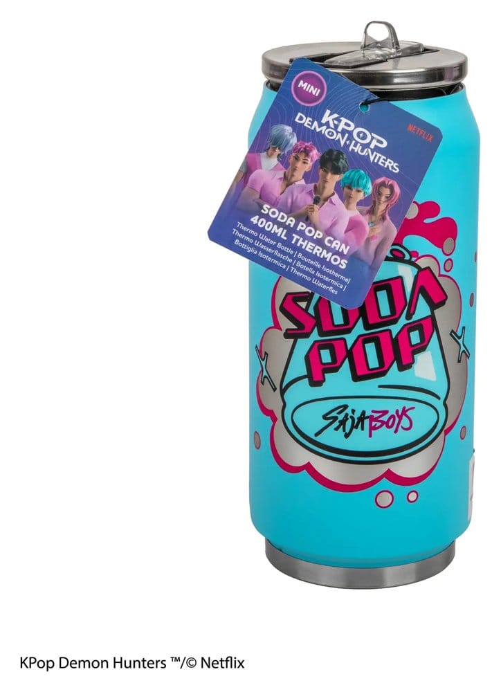 Cinereplicas KPop Demon Hunters Thermal Straw Mug Soda Pop Can | Makochan