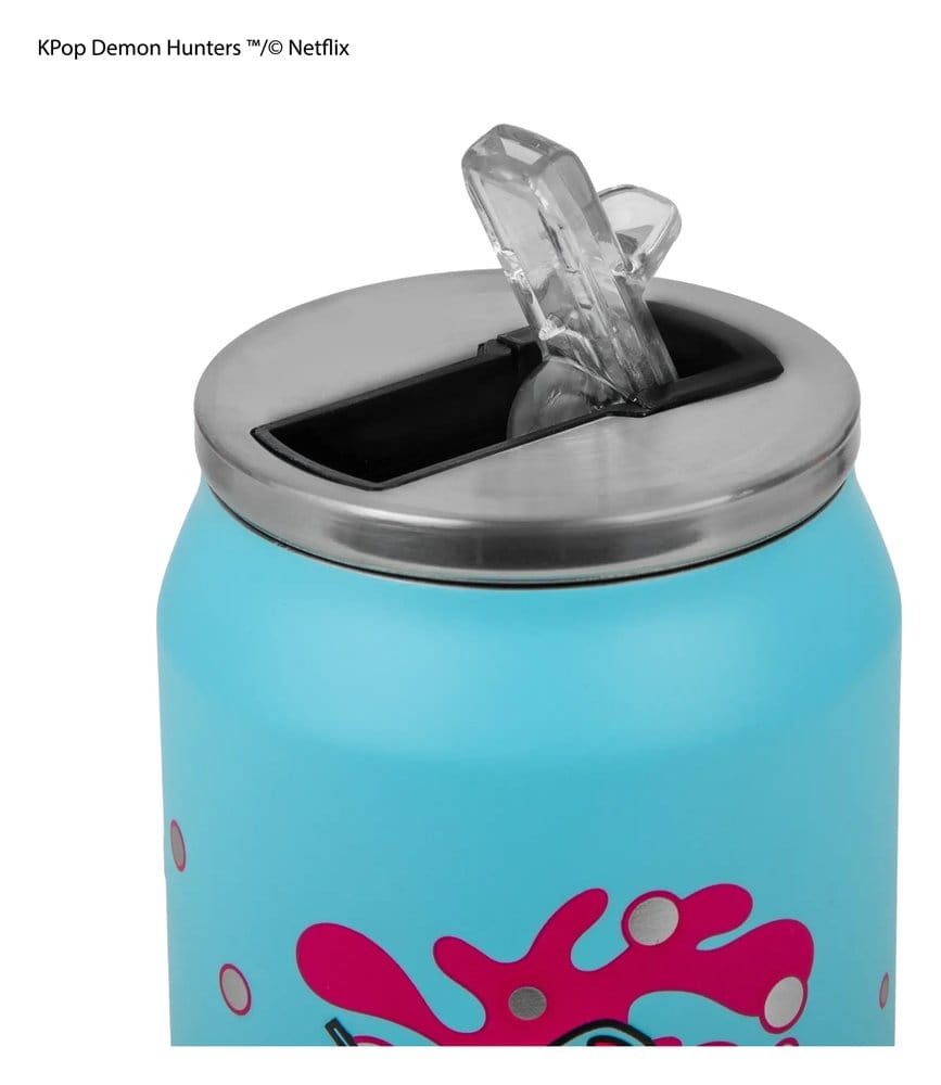 Cinereplicas KPop Demon Hunters Thermal Straw Mug Soda Pop Can | Makochan