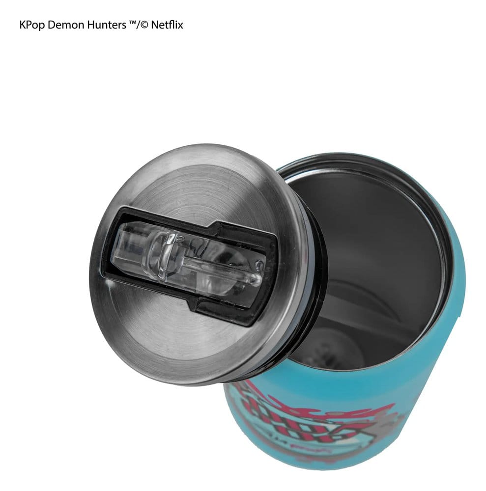 Cinereplicas KPop Demon Hunters Thermal Straw Mug Soda Pop Can | Makochan