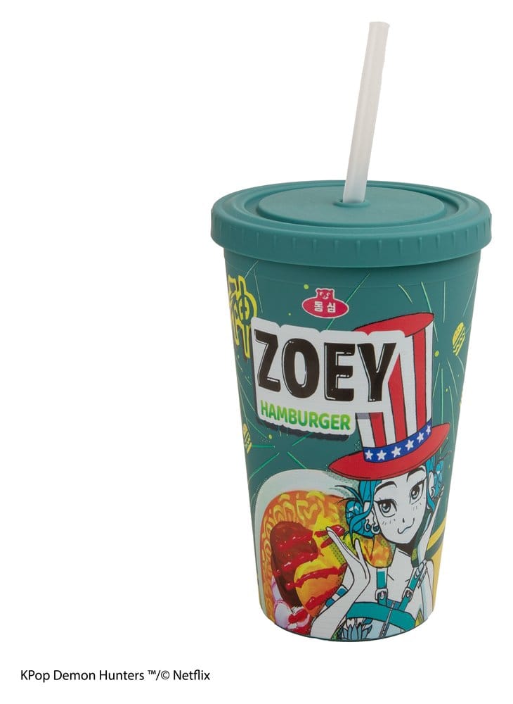 Cinereplicas KPop Demon Hunters Tumbler Zoey Hamburger | Makochan