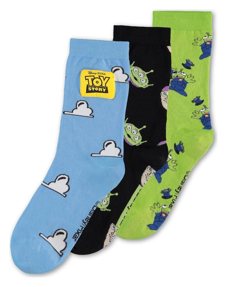 Difuzed Toy Story 5 Socks 3-Pack Crew 35-38 | Makochan