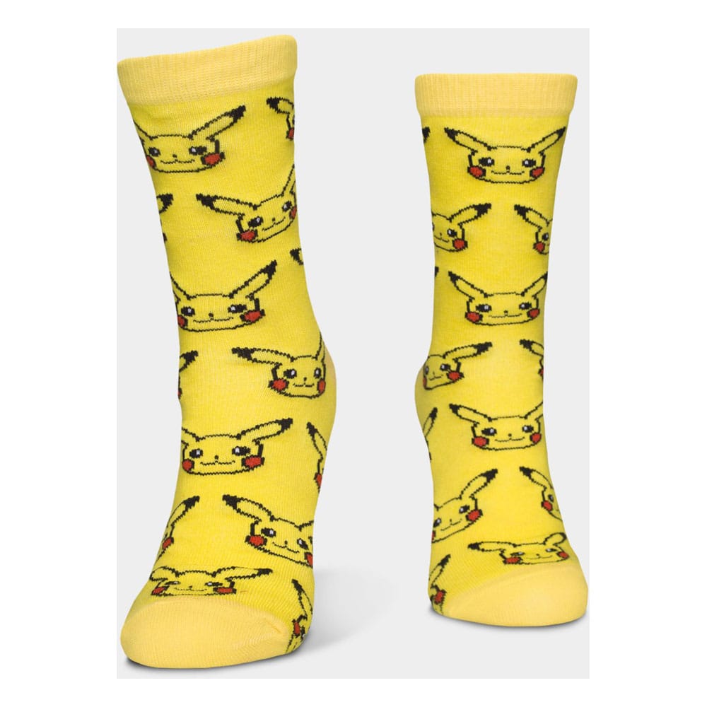 Difuzed Pokémon Socks 3-Pack Three Icons 35-38 | Makochan