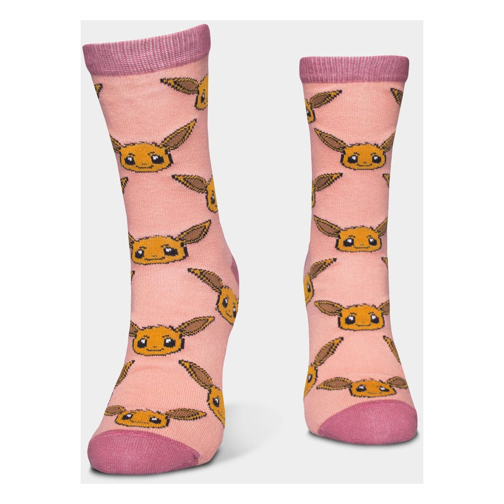 Difuzed Pokémon Socks 3-Pack Three Icons 35-38 | Makochan