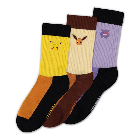 Difuzed Pokémon Socks 3-Pack Starter Pokémon 43-46 | Makochan