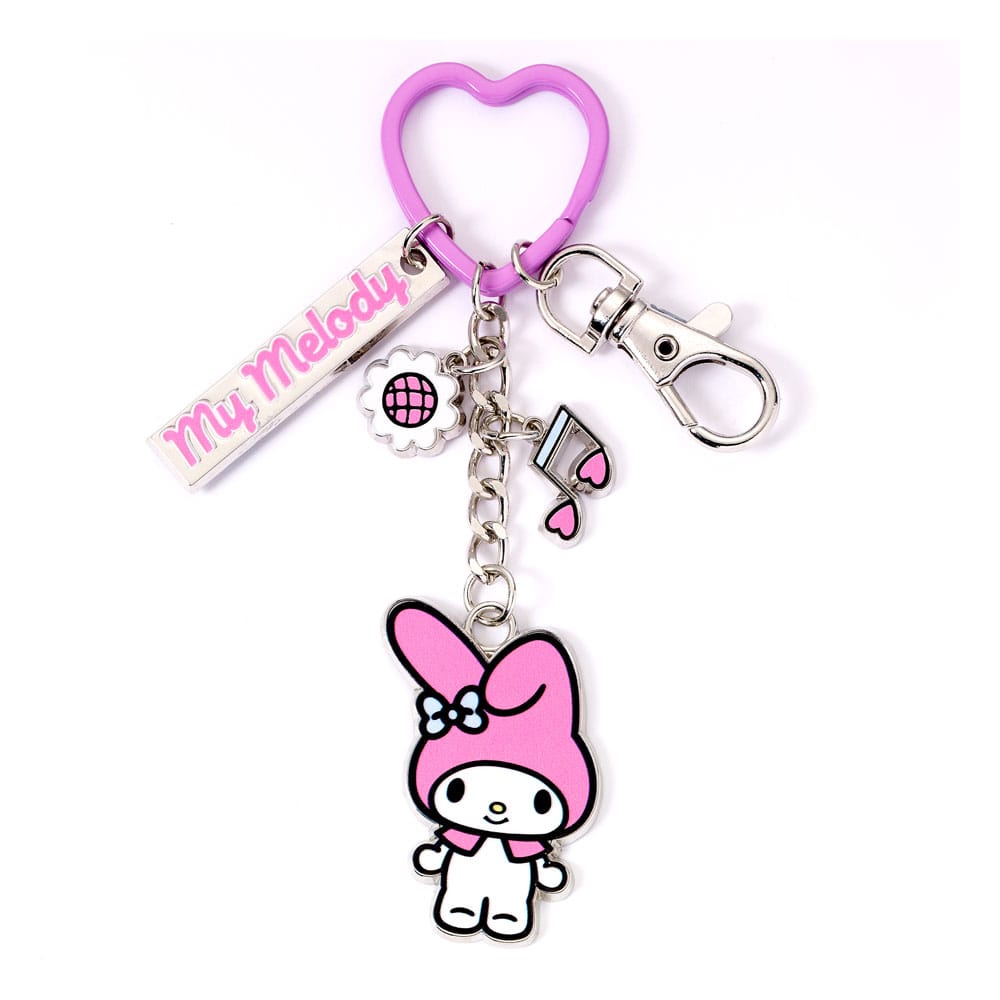 The Carat Shop Hello Kitty Key Chain with My Melody Charms 15 cm | Makochan