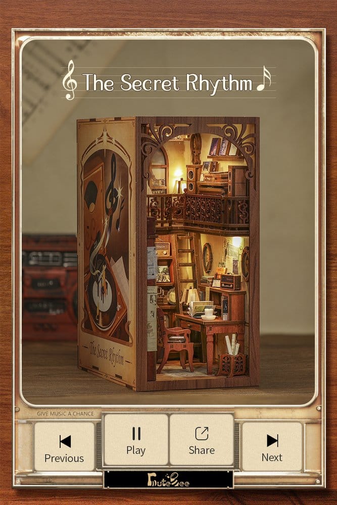 CuteBee Book Nook The Secret Rhythm 23 x 11 cm | Makochan