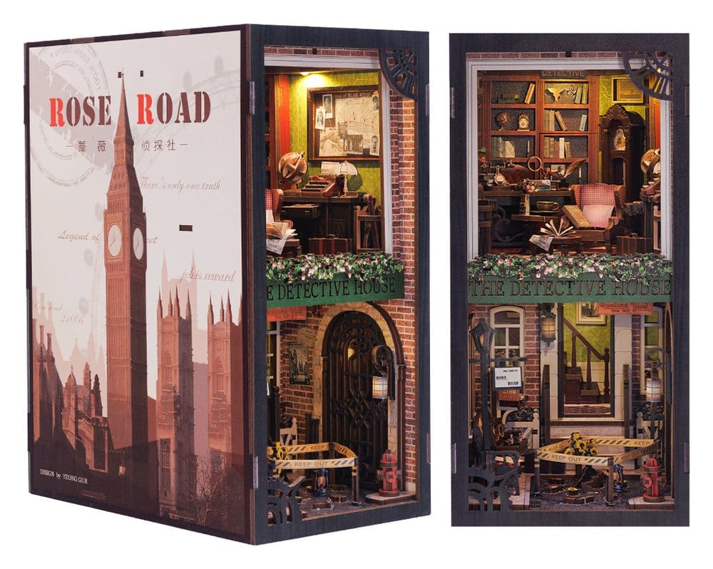CuteBee Book Nook Rose Detective Agency 23 x 11 cm | Makochan