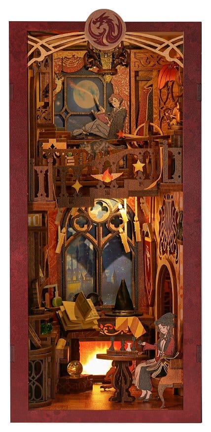 CuteBee Book Nook Flame Common Room 23 x 11 cm | Makochan