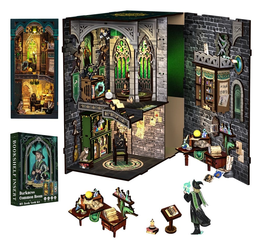 CuteBee Book Nook Darkness Common Room 23 x 11 cm | Makochan