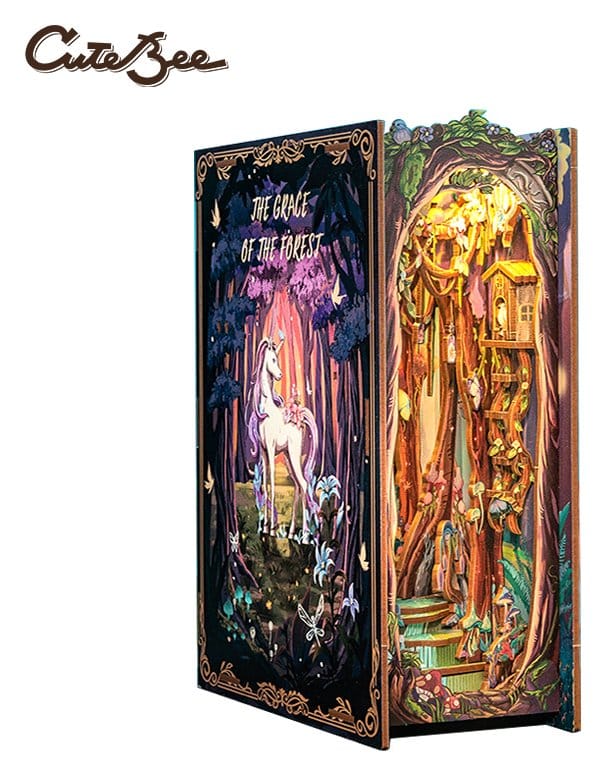 CuteBee Book Nook The Grace of Forest 22 x 8 cm | Makochan