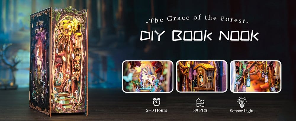 CuteBee Book Nook The Grace of Forest 22 x 8 cm | Makochan