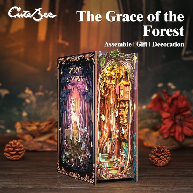 CuteBee Book Nook The Grace of Forest 22 x 8 cm | Makochan