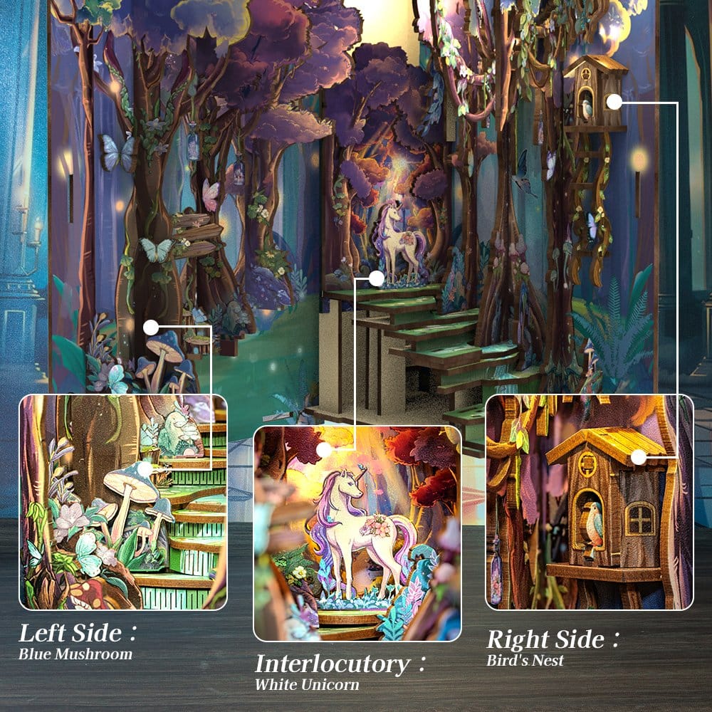 CuteBee Book Nook The Grace of Forest 22 x 8 cm | Makochan