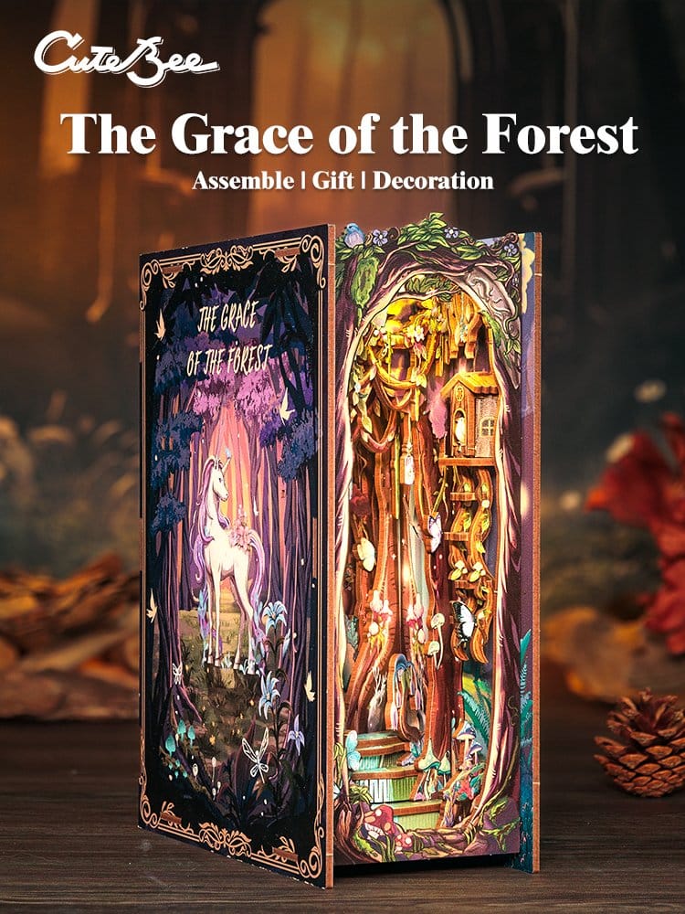 CuteBee Book Nook The Grace of Forest 22 x 8 cm | Makochan