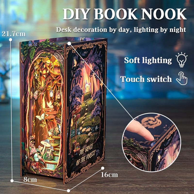 CuteBee Book Nook The Grace of Forest 22 x 8 cm | Makochan