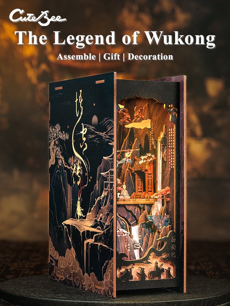CuteBee Book Nook The Legend of Wukong 22 x 8 cm | Makochan