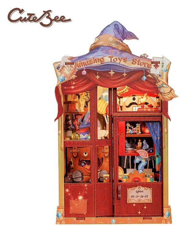CuteBee Book Nook Amazing Toy Store 17 x 12 cm | Makochan