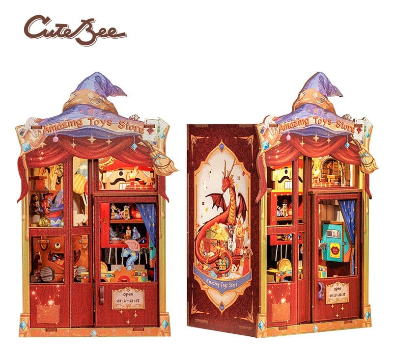 CuteBee Book Nook Amazing Toy Store 17 x 12 cm | Makochan