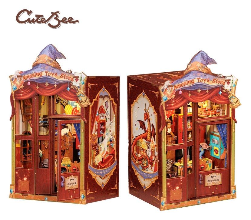 CuteBee Book Nook Amazing Toy Store 17 x 12 cm | Makochan