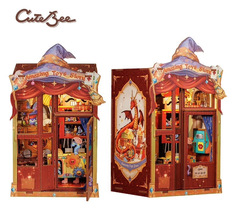 CuteBee Book Nook Amazing Toy Store 17 x 12 cm | Makochan
