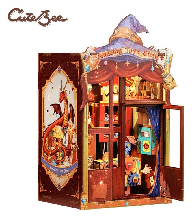 CuteBee Book Nook Amazing Toy Store 17 x 12 cm | Makochan