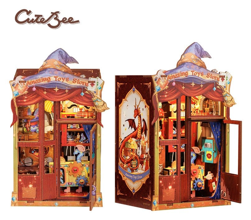 CuteBee Book Nook Amazing Toy Store 17 x 12 cm | Makochan