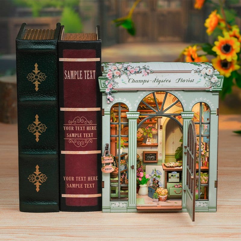 CuteBee Miniature House Model Kit Champs-Élysées Florist 18 x 16 cm | Makochan
