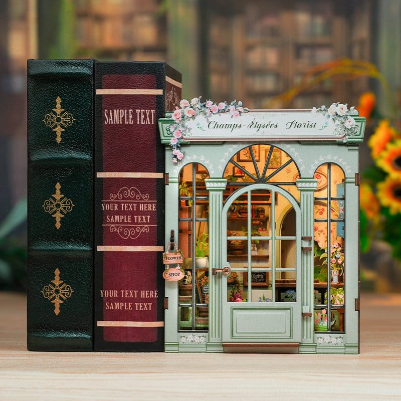 CuteBee Miniature House Model Kit Champs-Élysées Florist 18 x 16 cm | Makochan