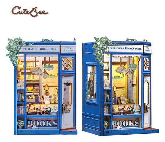 CuteBee Book Nook Literature Bookstore 17 x 12 cm | Makochan