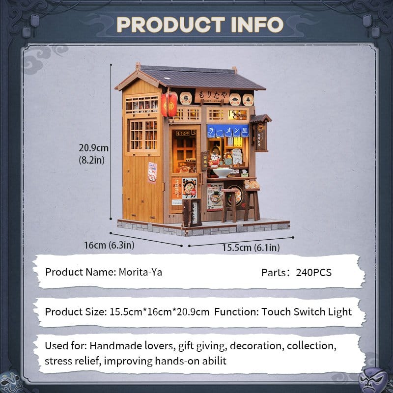 CuteBee Miniature House Model Kit Morita-Ya 21 x 16 cm | Makochan