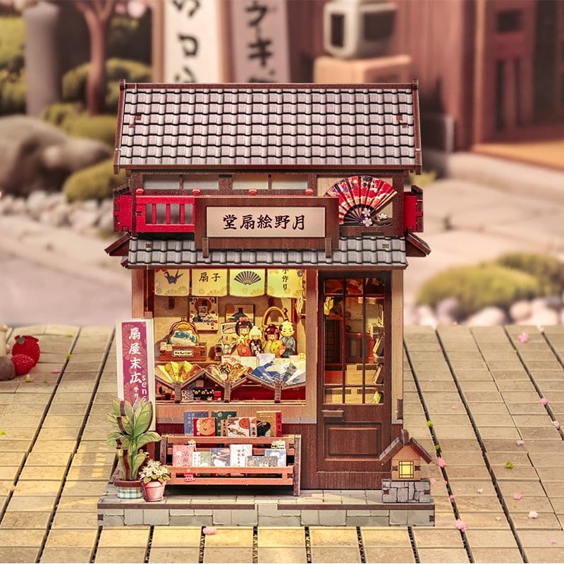 CuteBee Miniature House Model Kit Tsukino Eogi-dou 19 x 14 cm | Makochan
