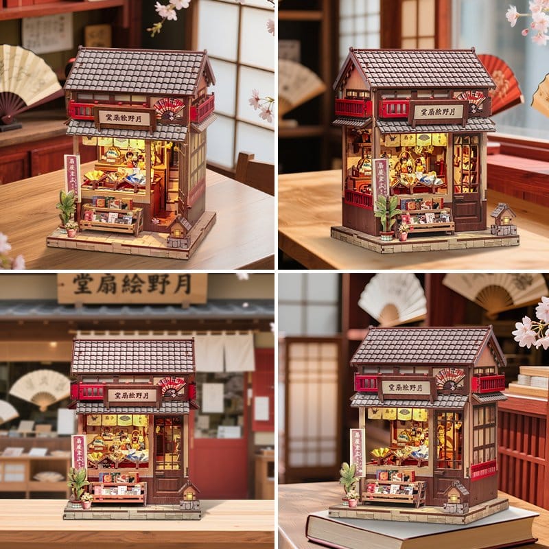 CuteBee Miniature House Model Kit Tsukino Eogi-dou 19 x 14 cm | Makochan