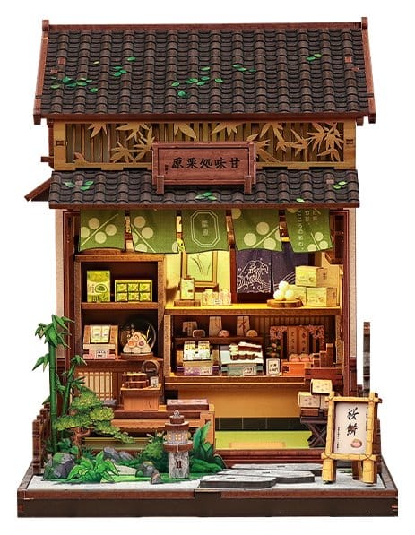 CuteBee Miniature House Model Kit Kanmi-dokoro Kurihara 19 x 15 cm | Makochan