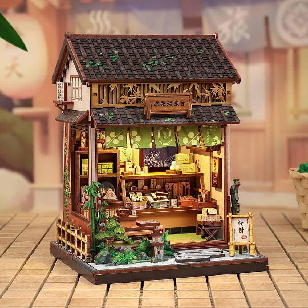 CuteBee Miniature House Model Kit Kanmi-dokoro Kurihara 19 x 15 cm | Makochan