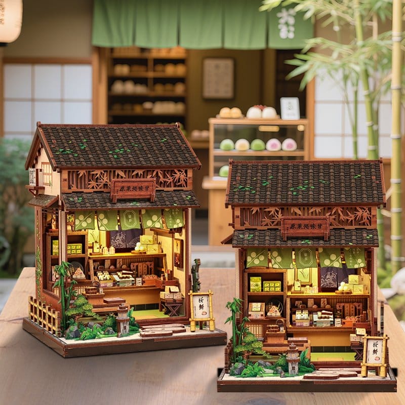 CuteBee Miniature House Model Kit Kanmi-dokoro Kurihara 19 x 15 cm | Makochan