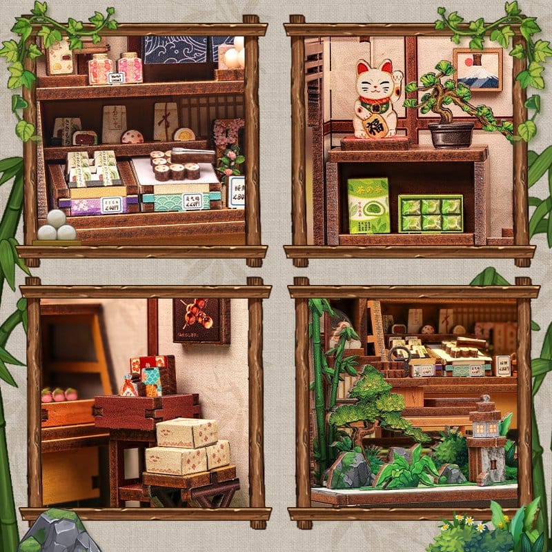CuteBee Miniature House Model Kit Kanmi-dokoro Kurihara 19 x 15 cm | Makochan