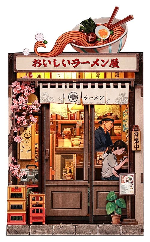 CuteBee Miniature House Model Kit Oishii Kyoto 22 x 13 cm | Makochan
