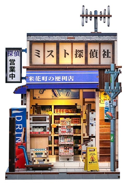 CuteBee Miniature House Model Kit Beika-cho Convenience Store 22 x 15 cm | Makochan