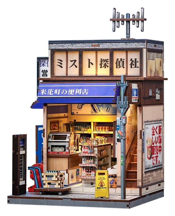 CuteBee Miniature House Model Kit Beika-cho Convenience Store 22 x 15 cm | Makochan