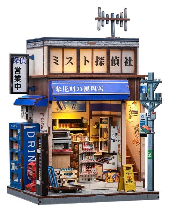 CuteBee Miniature House Model Kit Beika-cho Convenience Store 22 x 15 cm | Makochan