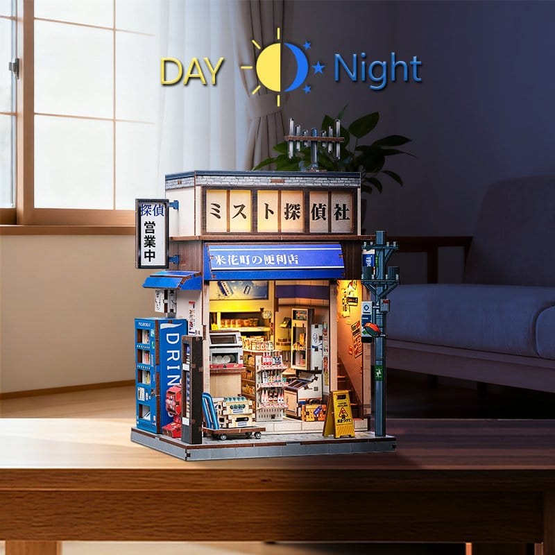 CuteBee Miniature House Model Kit Beika-cho Convenience Store 22 x 15 cm | Makochan